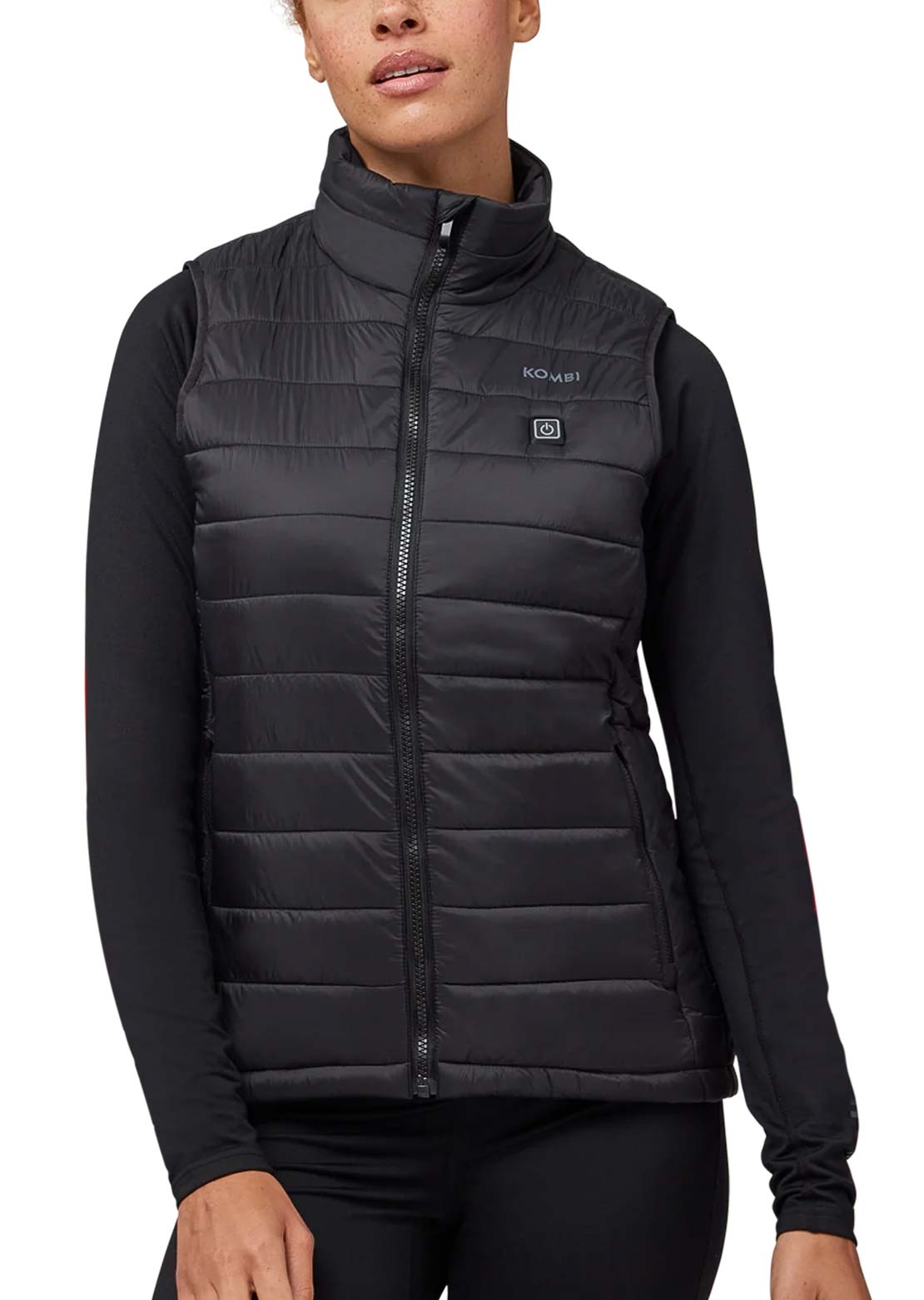 Kombi Women's USB Warm It Up Vest Black