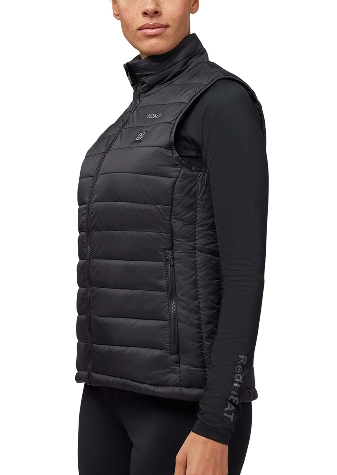 Kombi Women's USB Warm It Up Vest Black