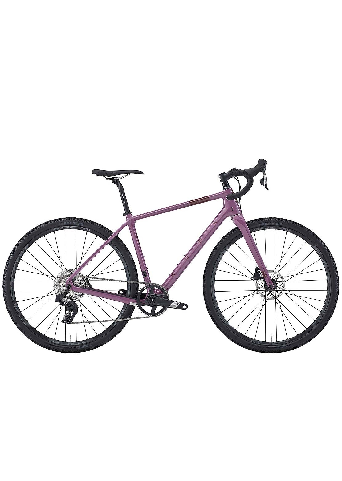 Kona 37e Libre CR Gravel Bike Gloss Mauve /Crimson Decals