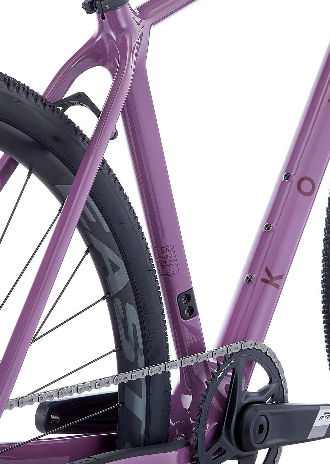 Kona 37e Libre CR Gravel Bike Gloss Mauve /Crimson Decals