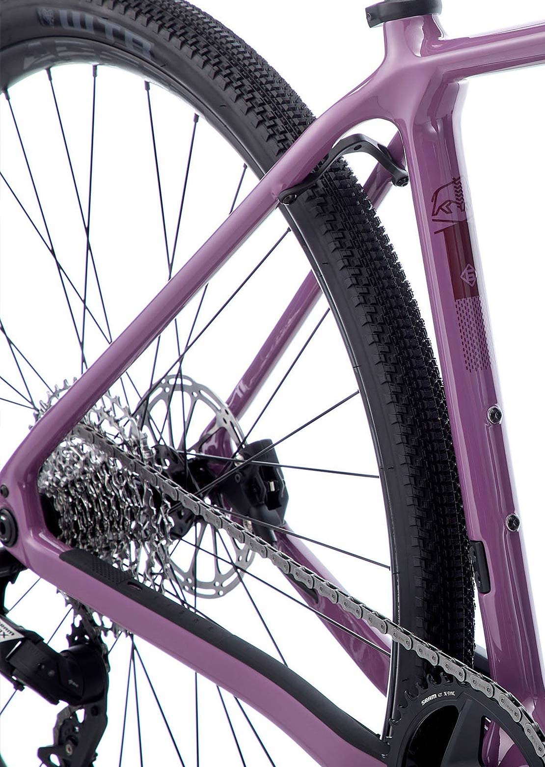 Kona 37e Libre CR Gravel Bike Gloss Mauve /Crimson Decals