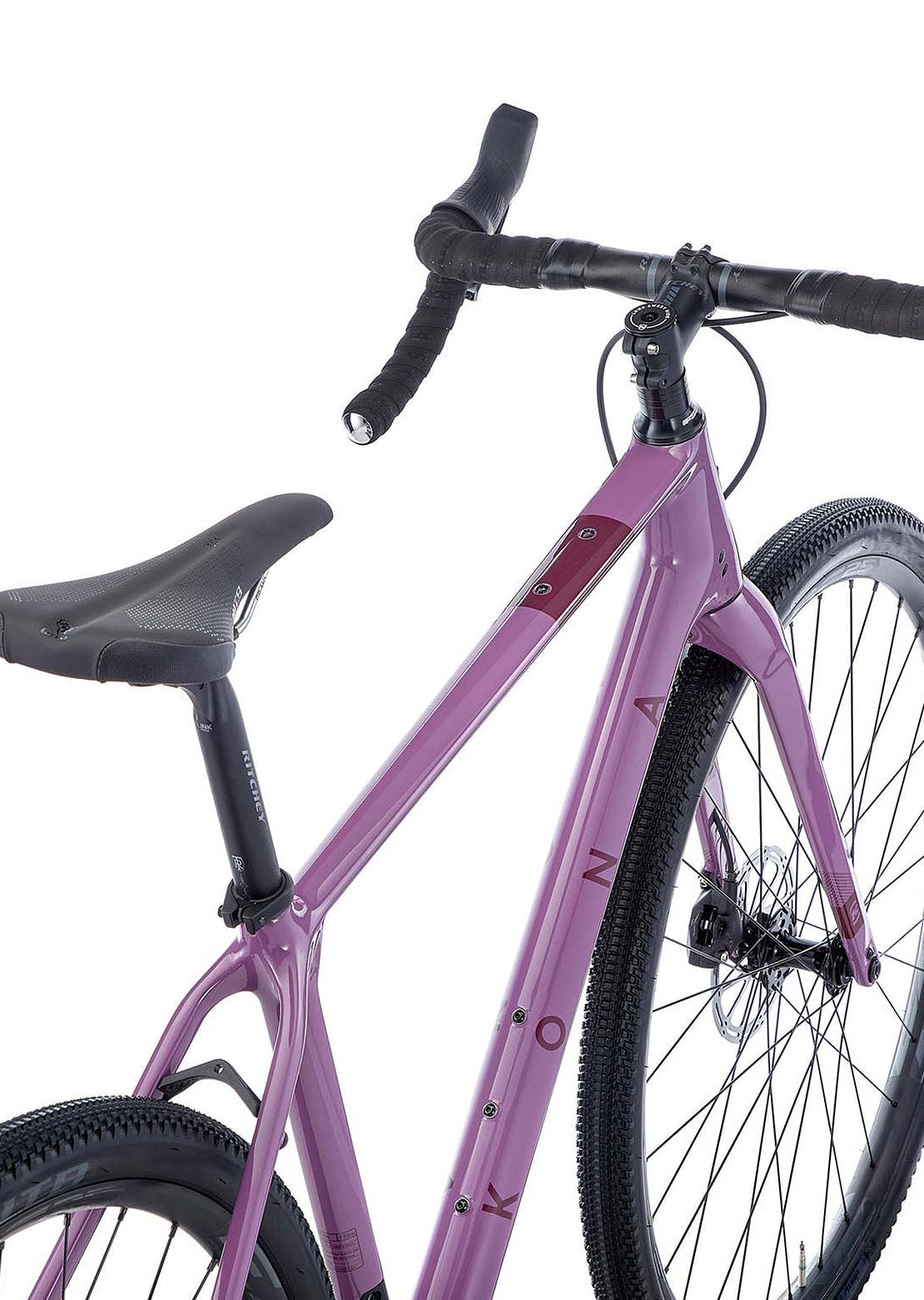Kona 37e Libre CR Gravel Bike Gloss Mauve /Crimson Decals
