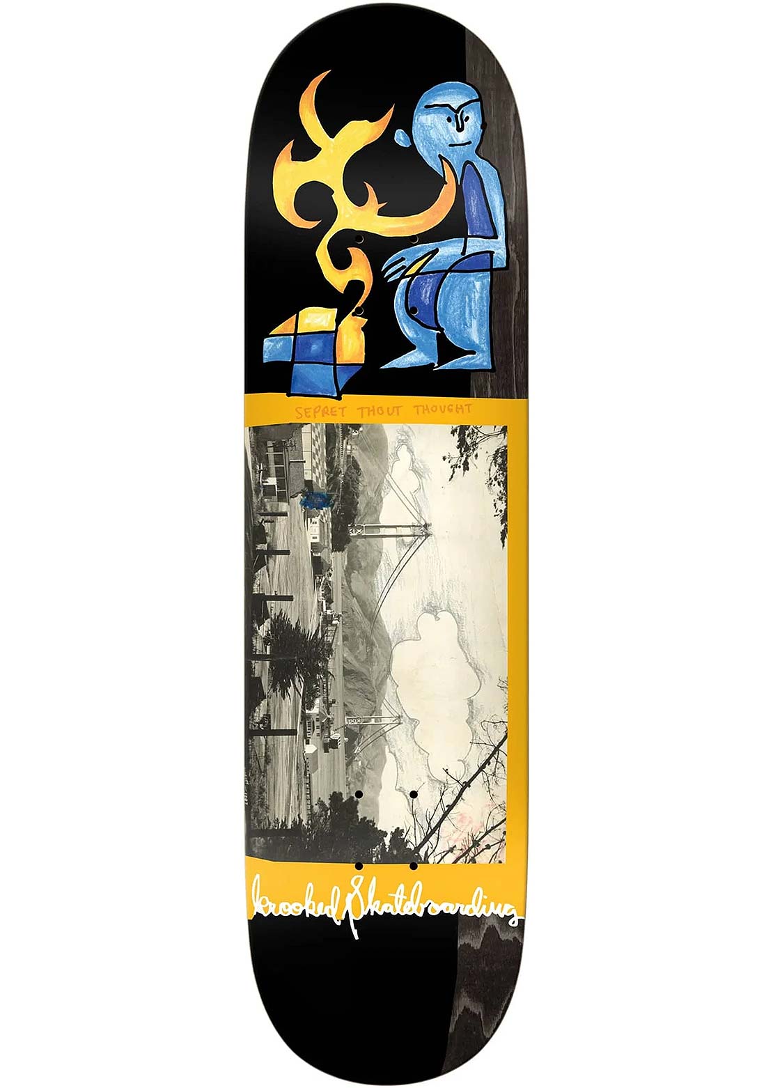 Krooked Unisex Cernicky Bridge Skateboard Deck