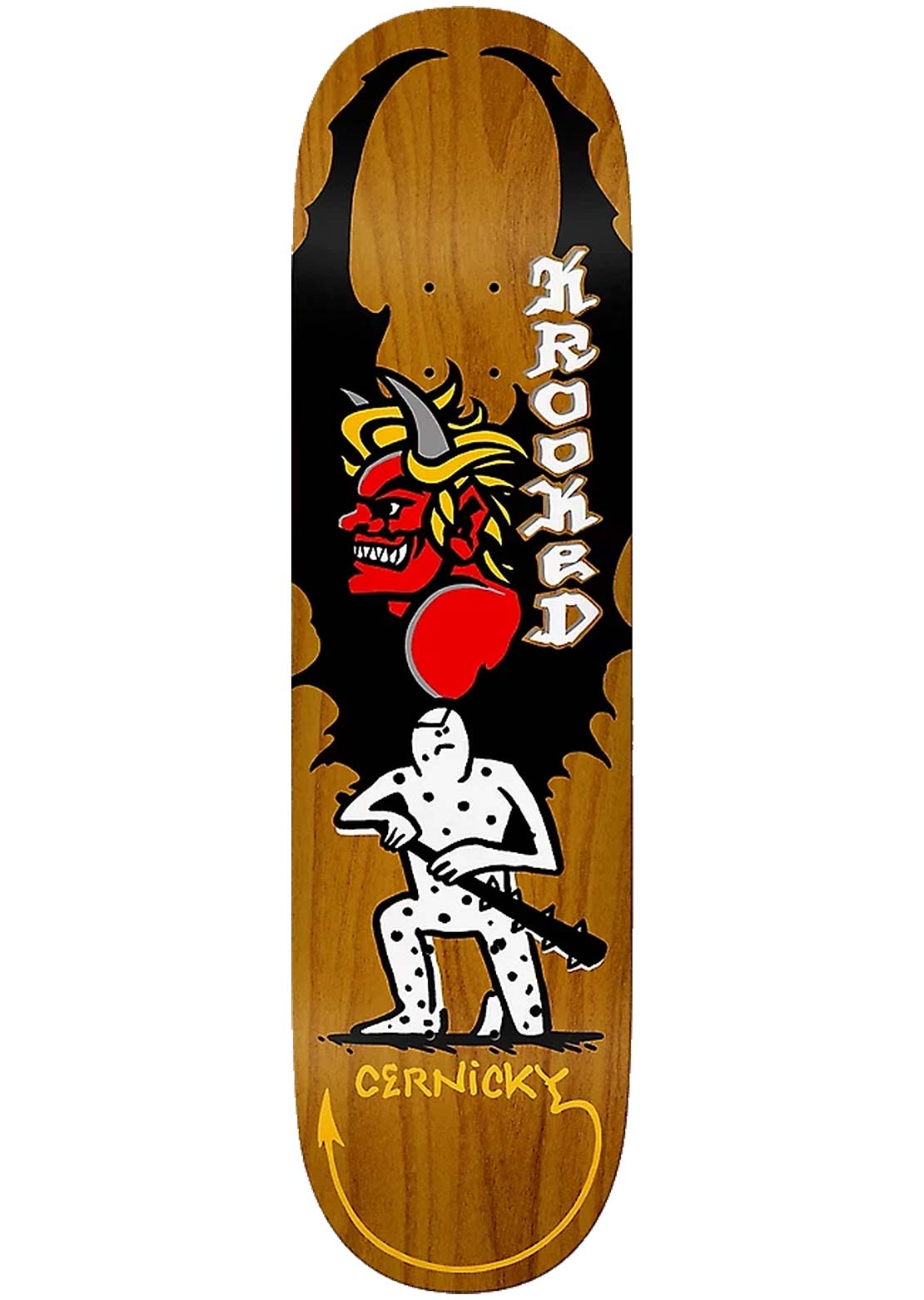 Krooked Unisex Cernicky Devil Ed Skateboard Deck