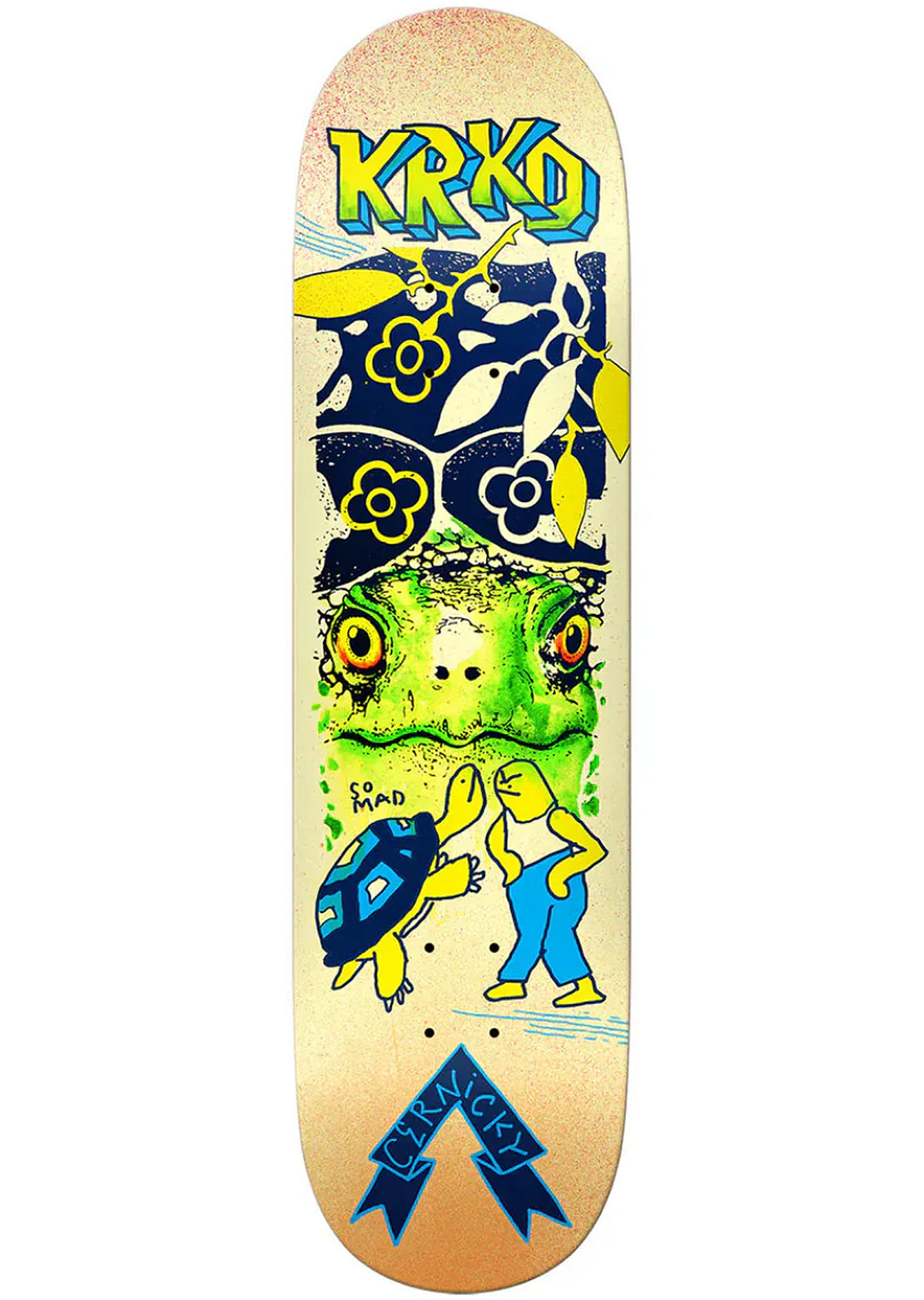 Krooked Unisex Cernicky Mad Turtle Skateboard Deck