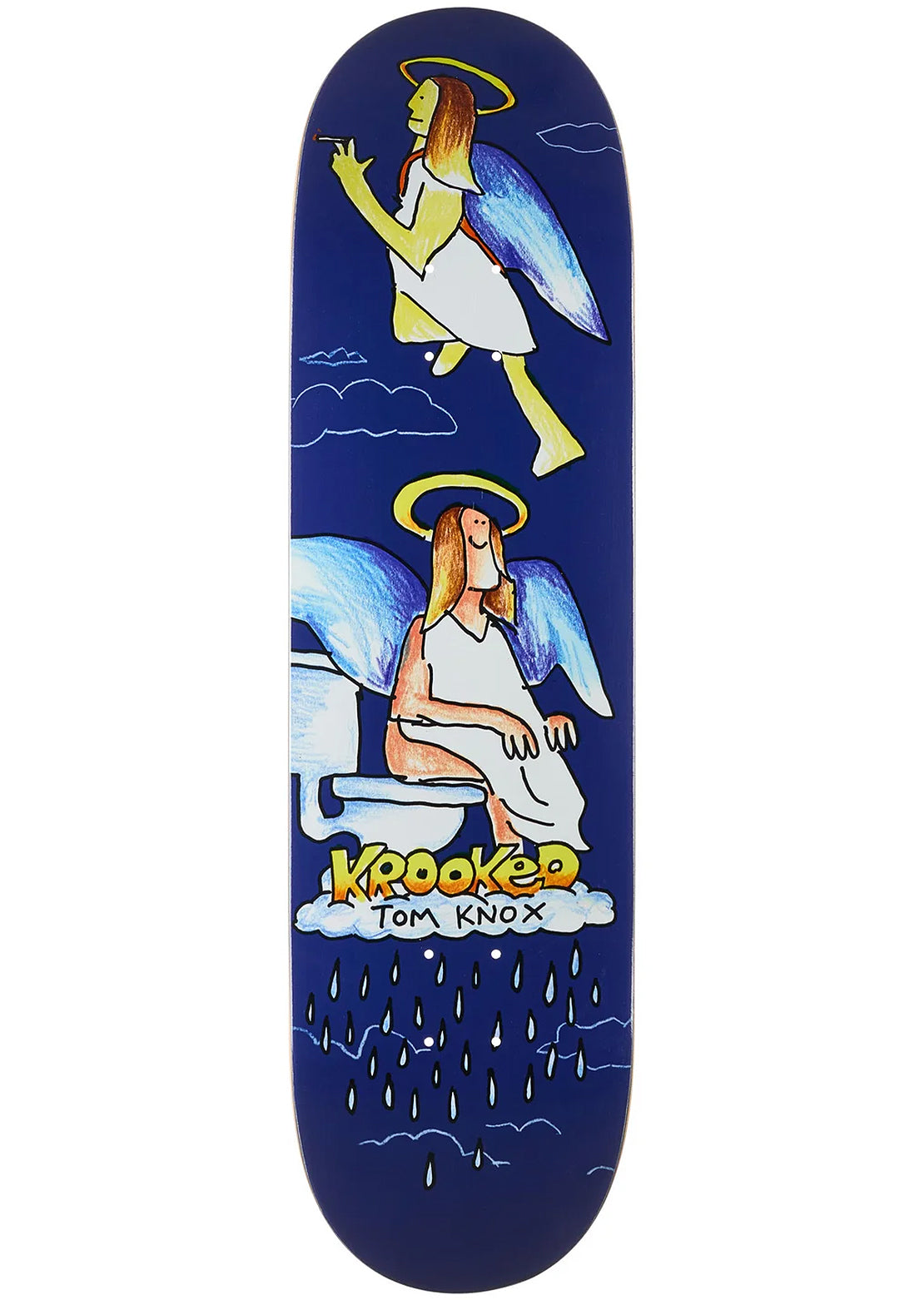 Krooked Unisex Knox Angel Skateboard Deck