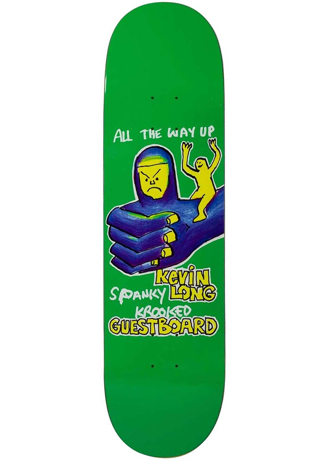 Krooked Unisex Spanky Guest Pro True Fit Skateboard Deck