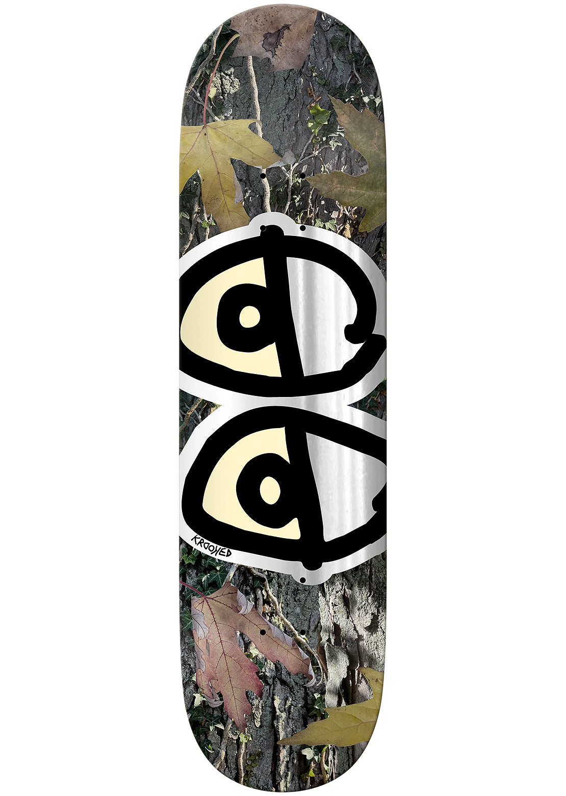 Krooked Unisex Team Eyes Camo Skateboard Deck