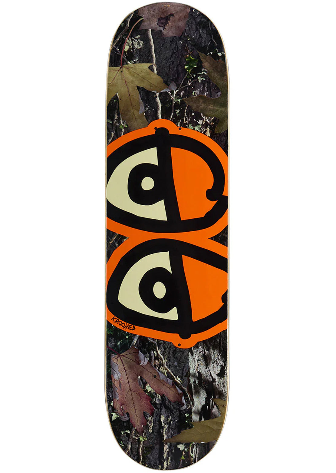 Krooked Unisex Team Eyes Camo Skateboard Deck