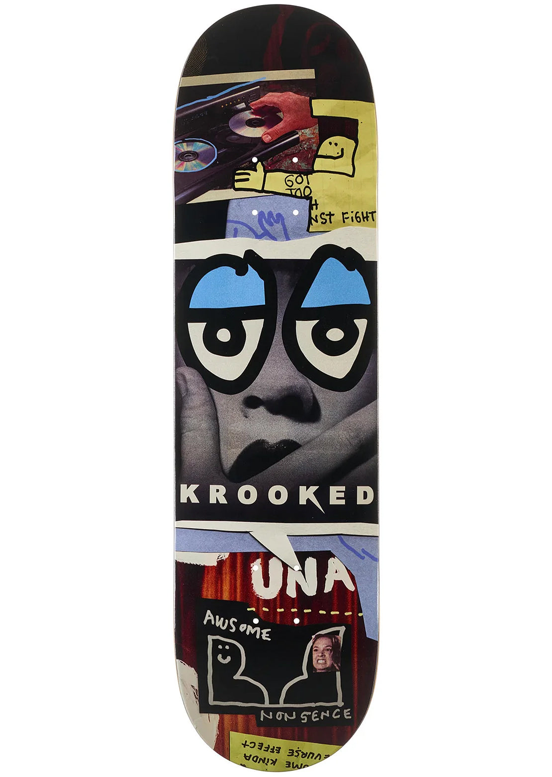 Krooked Unisex UNA Nonsense Skateboard Deck