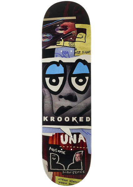 Krooked Unisex UNA Nonsense Skateboard Deck - PRFO Sports