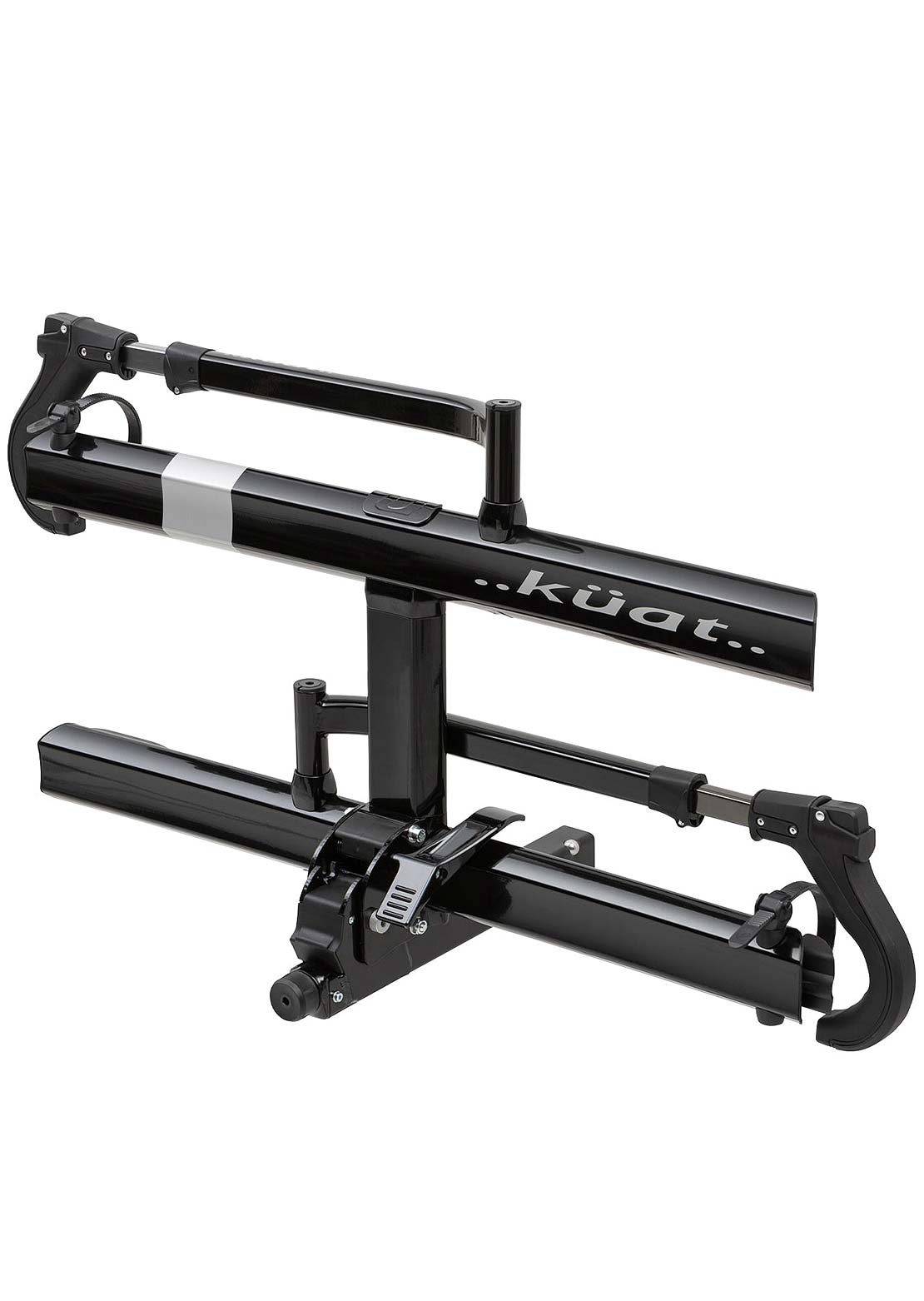 Kuat NV 2.0 Hitch Bike Rack - 2-Bike, 2" Receiver Black Metallic/Gray Anodize