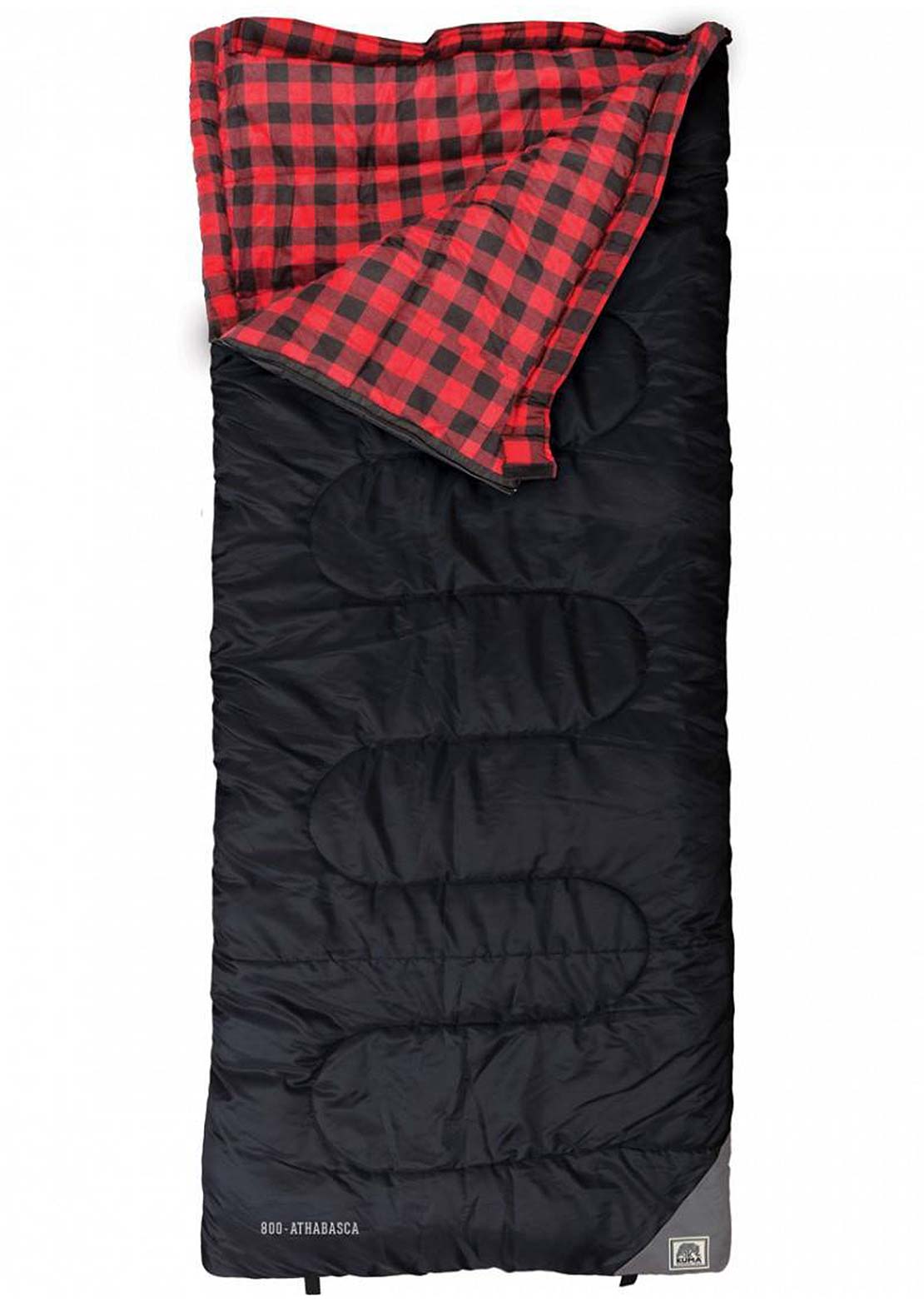 Kuma Outdoor Gear Athabasca Sleeping Bag Black/Red