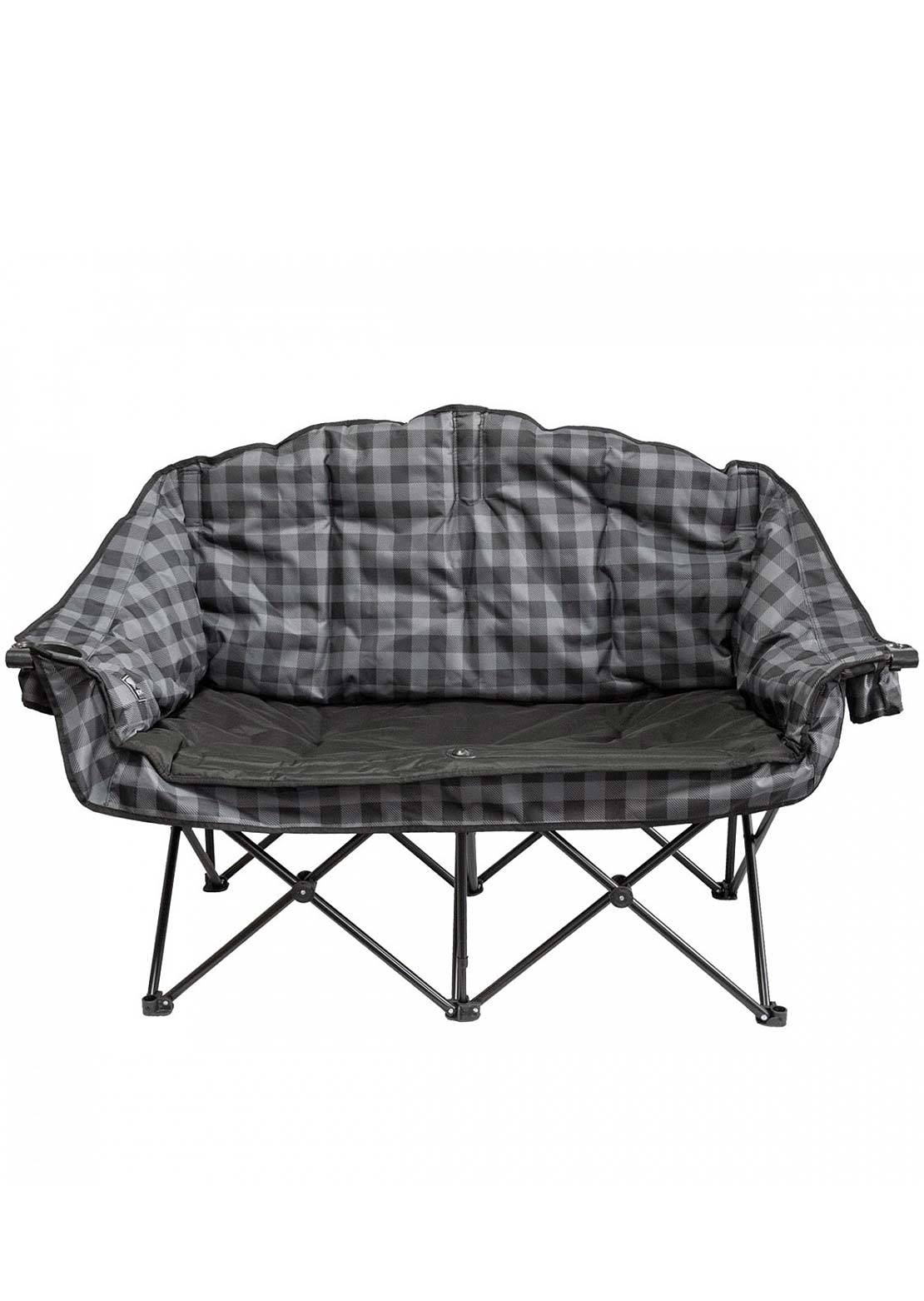 Kuma Outdoor Gear Bear Buddy Double Chair Grey/Black Plaid
