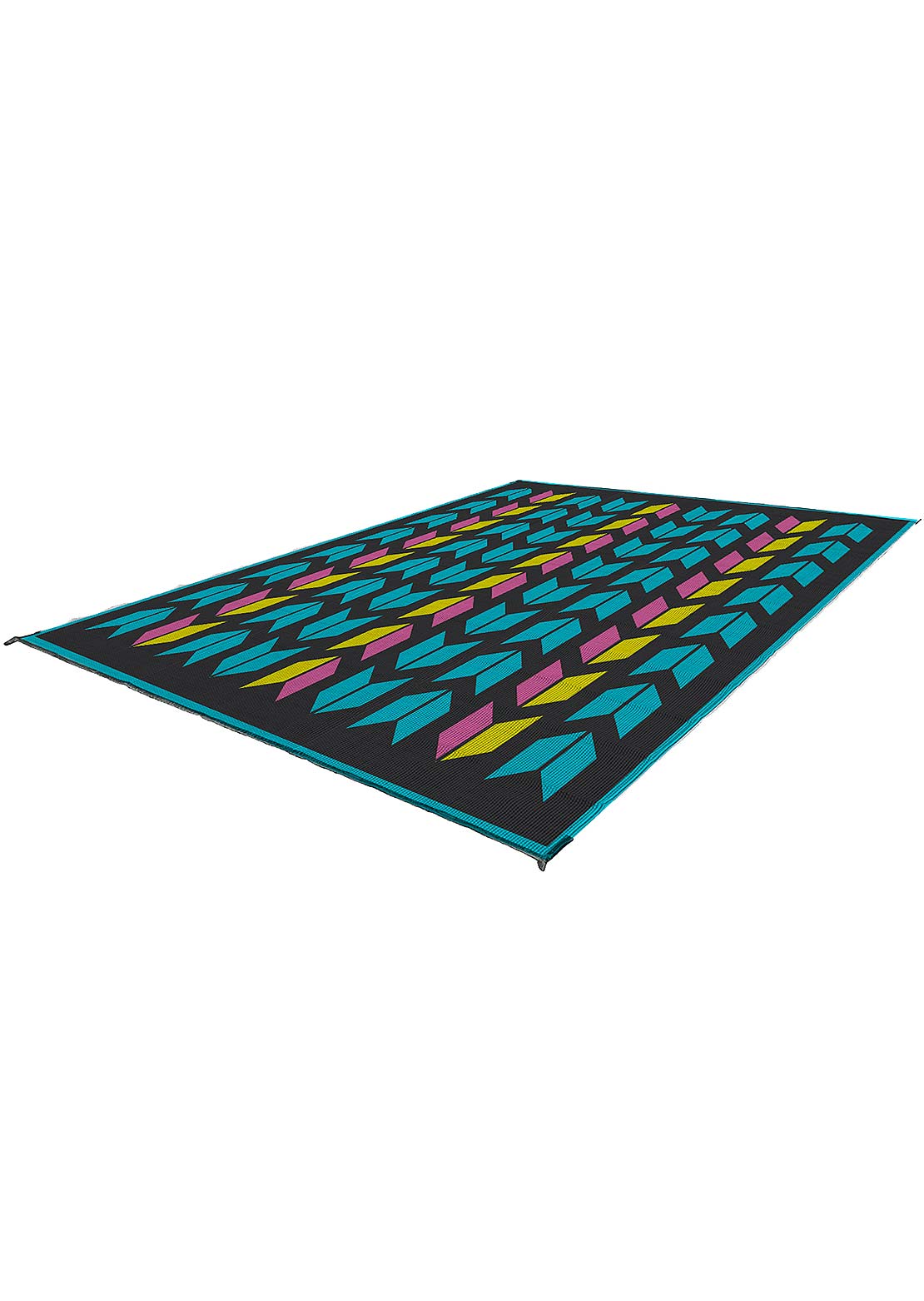 Kuma Outdoor Gear Cheveron Outdoor Mat Teal/Pink/Yellow/Black