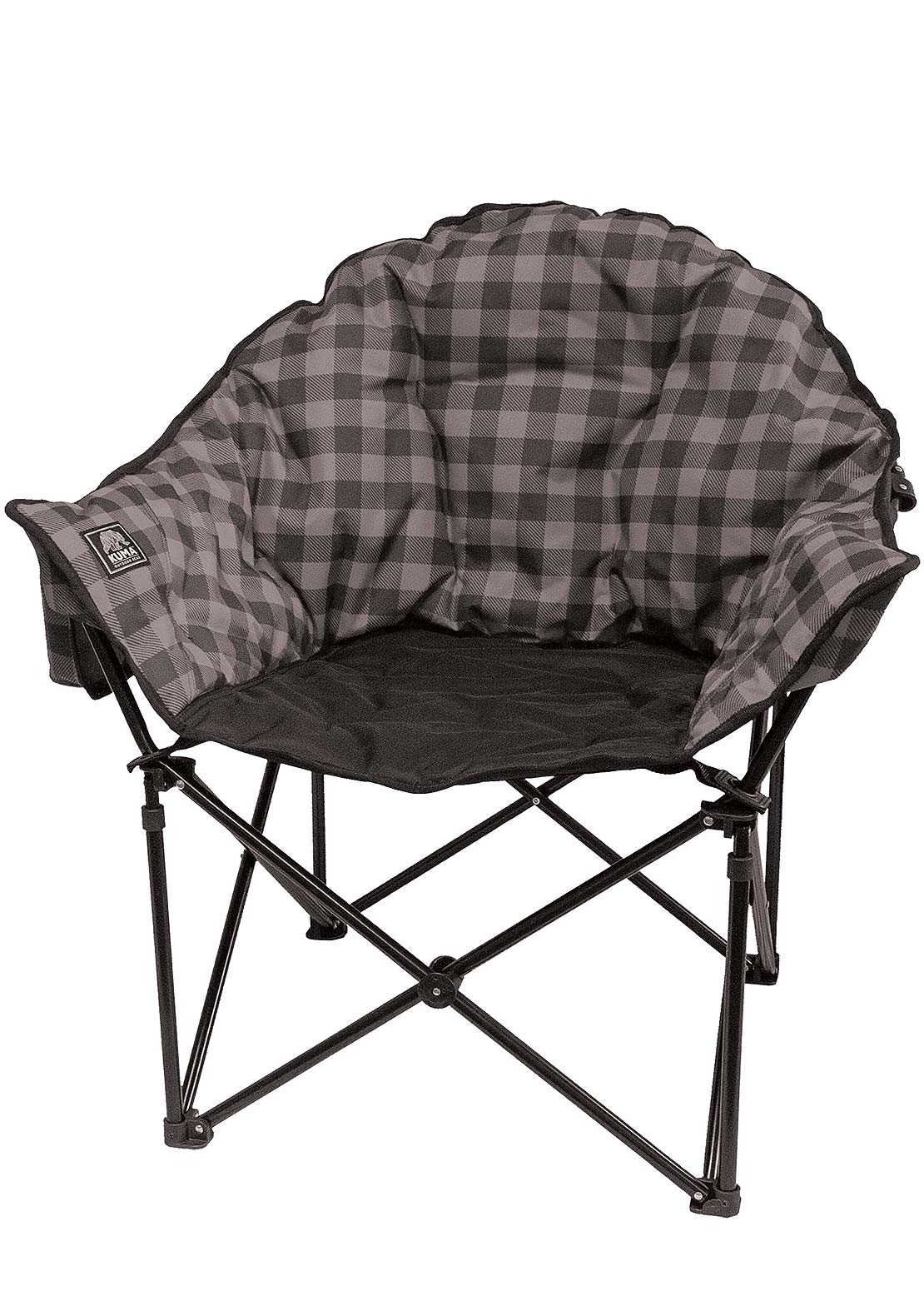 Kuma Outdoor Gear Lazy Bear Chair Grey/Black Plaid
