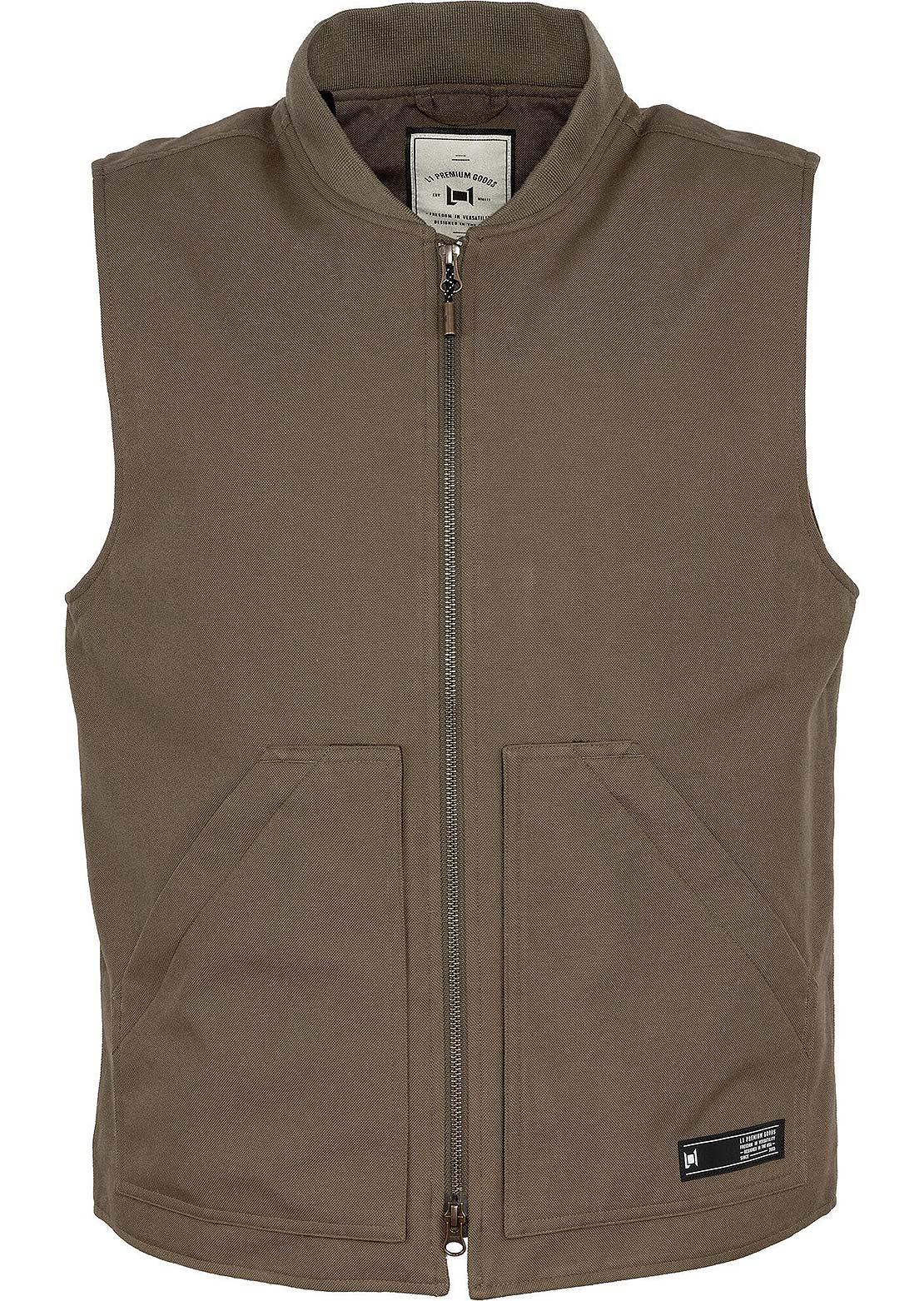 L1 Men's Americana Vest Brown Stone
