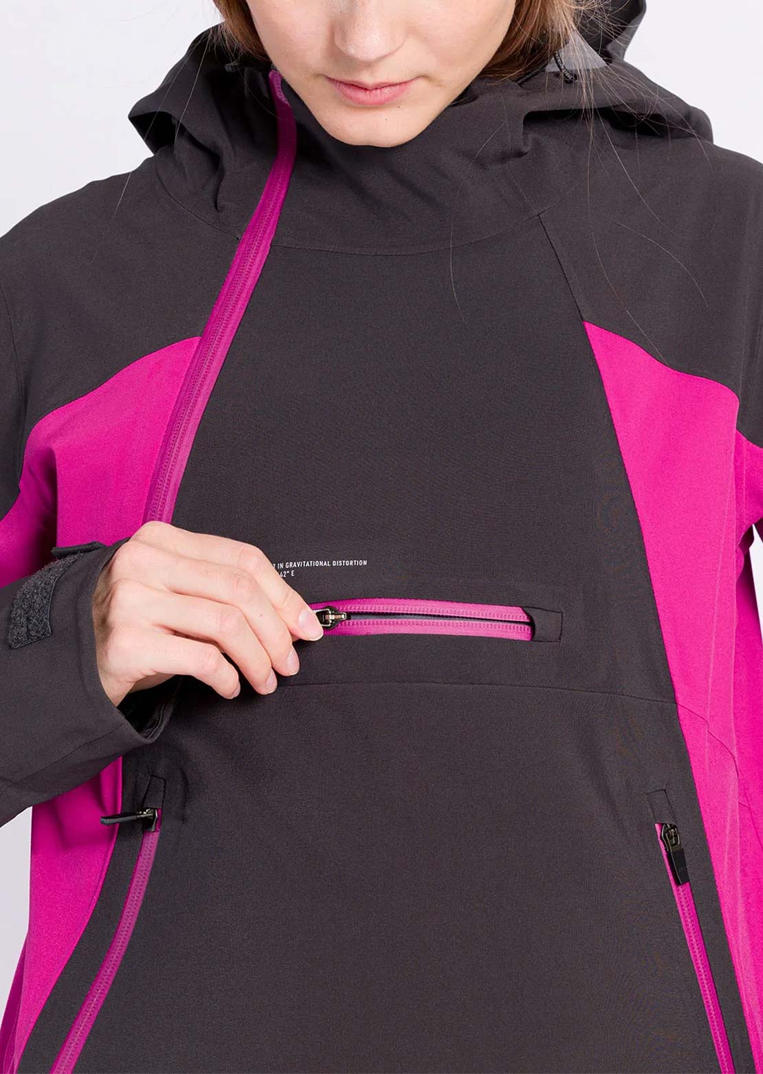 L1 Women&#39;s Atlas Jacket Phantom/Fuchsia