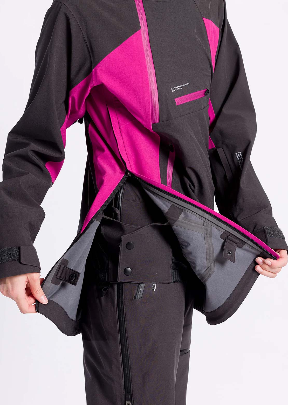 L1 Women&#39;s Atlas Jacket Phantom/Fuchsia