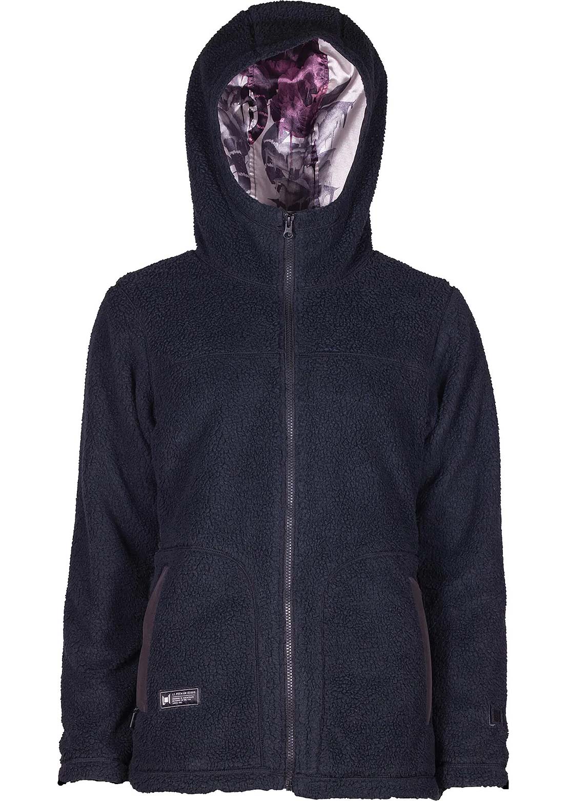 L1 Women&#39;s Genesee Fleece Jacket Black Phantom