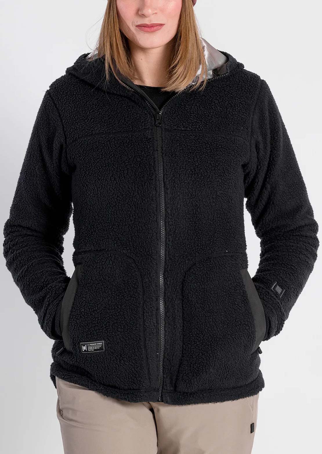 L1 Women&#39;s Genesee Fleece Jacket Black Phantom