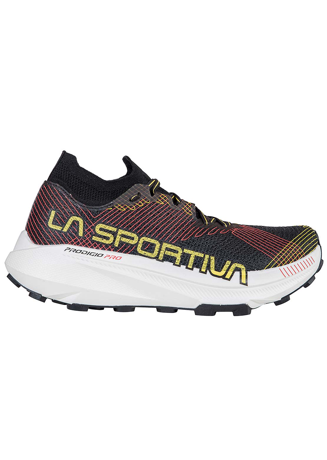 La Sportiva Men's Prodigio Pro Running Shoes Black Yellow