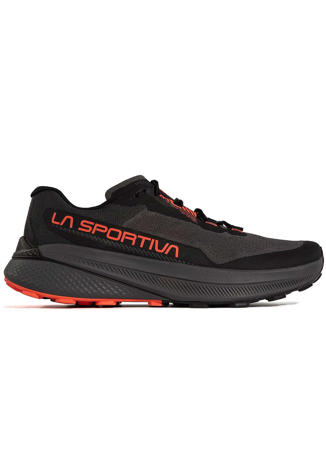 La Sportiva Men&#39;s Prodigio Running Shoes Carbon/Cherry Tomato