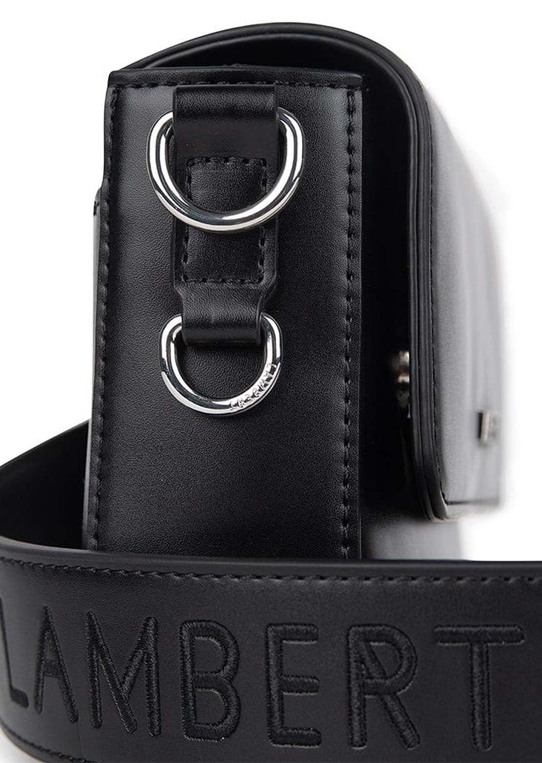 Lambert Women's Amelie 2-in-1 Vegan Leather Handbag Black