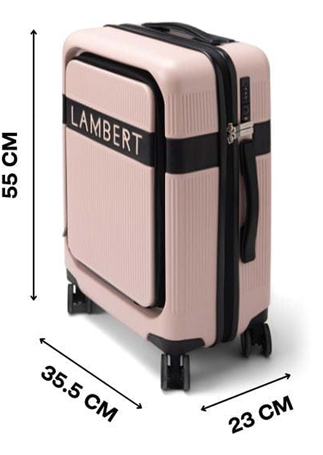 Lambert Women&#39;s Bali Cabin Suitcase Strawberryperfect Polycarbonate