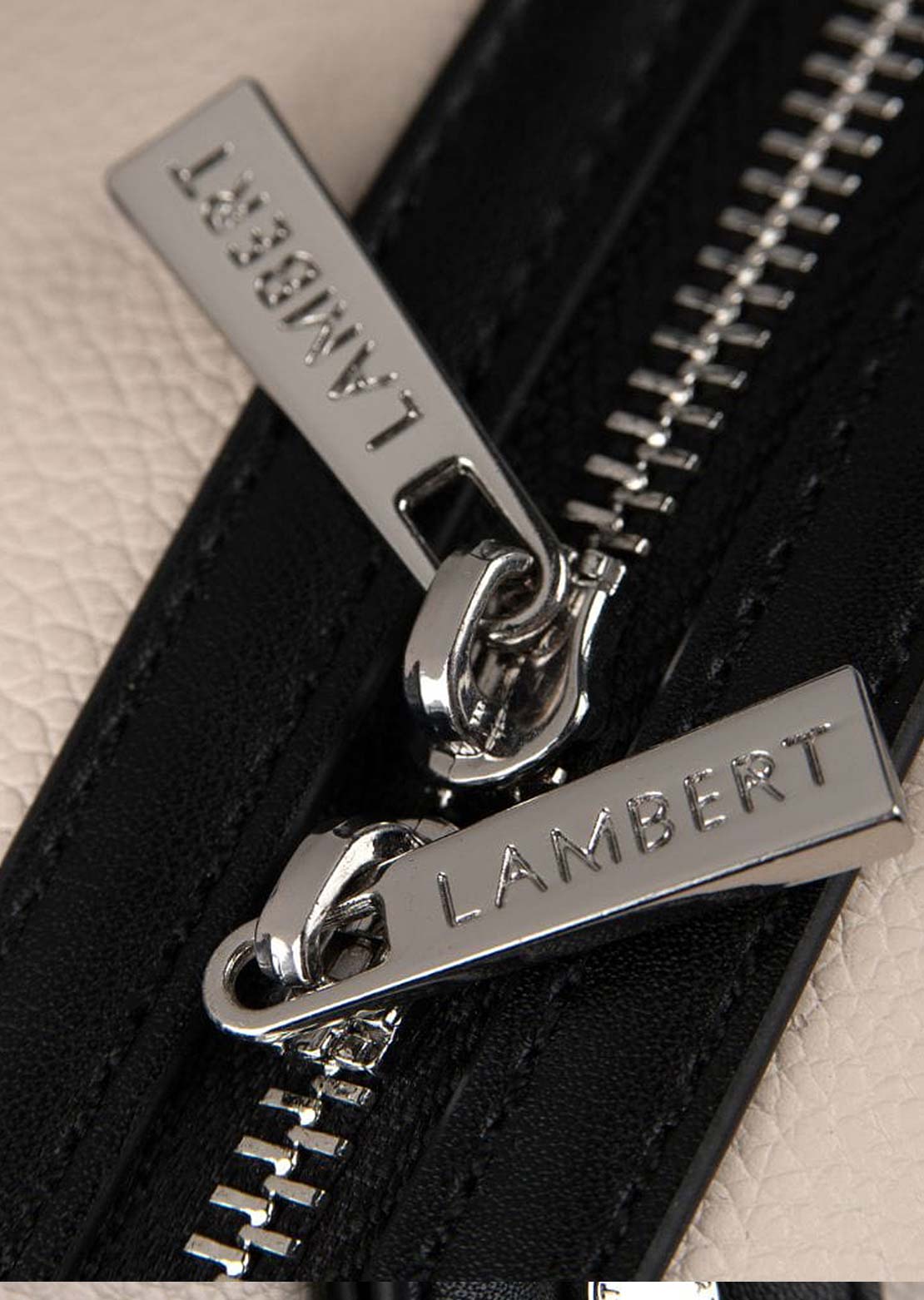 Lambert Women&#39;s June Vegan Leather Travel Tote Bag Oystermix Pebble