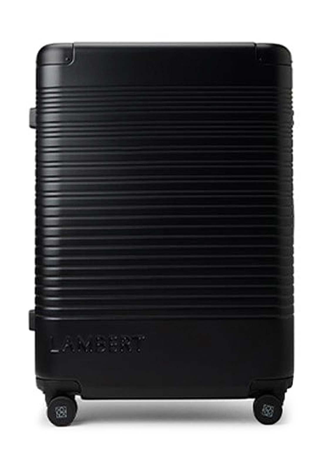 Lambert Women's Milan Check-in Suitcase Black