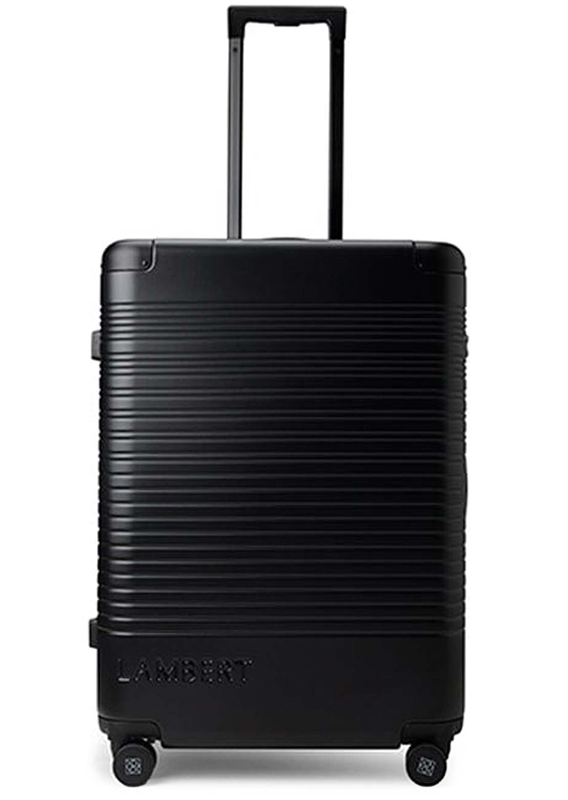 Lambert Women's Milan Check-in Suitcase Black
