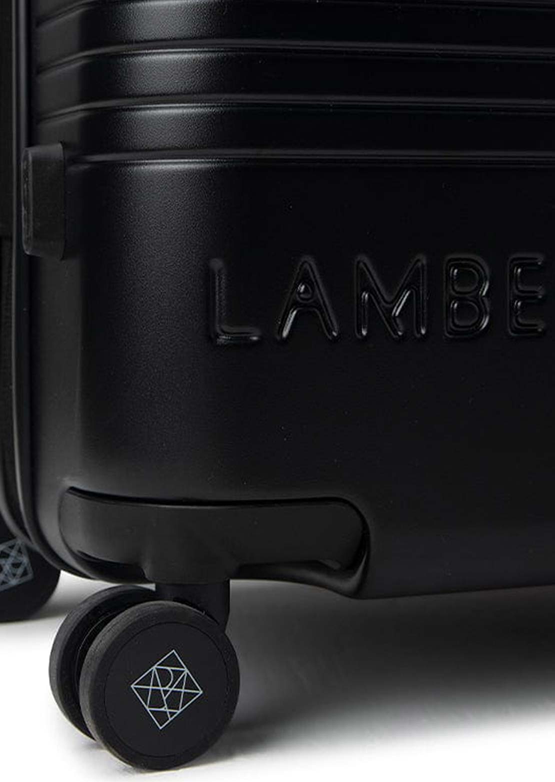Lambert Women's Milan Check-in Suitcase Black