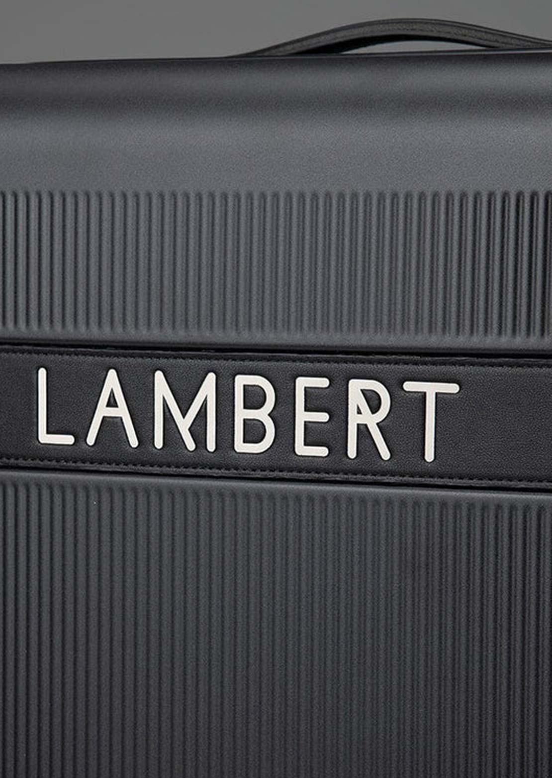 Lambert Women's Tokyo Check-in Suitcase Black