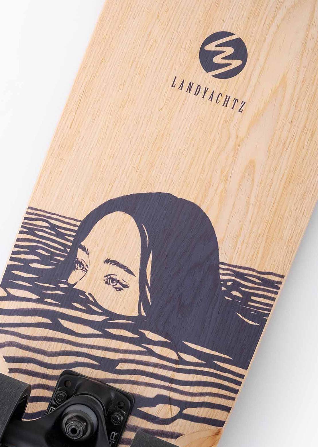 Landyachtz Dinghy Classic Fender Complete Board Midnight Dip