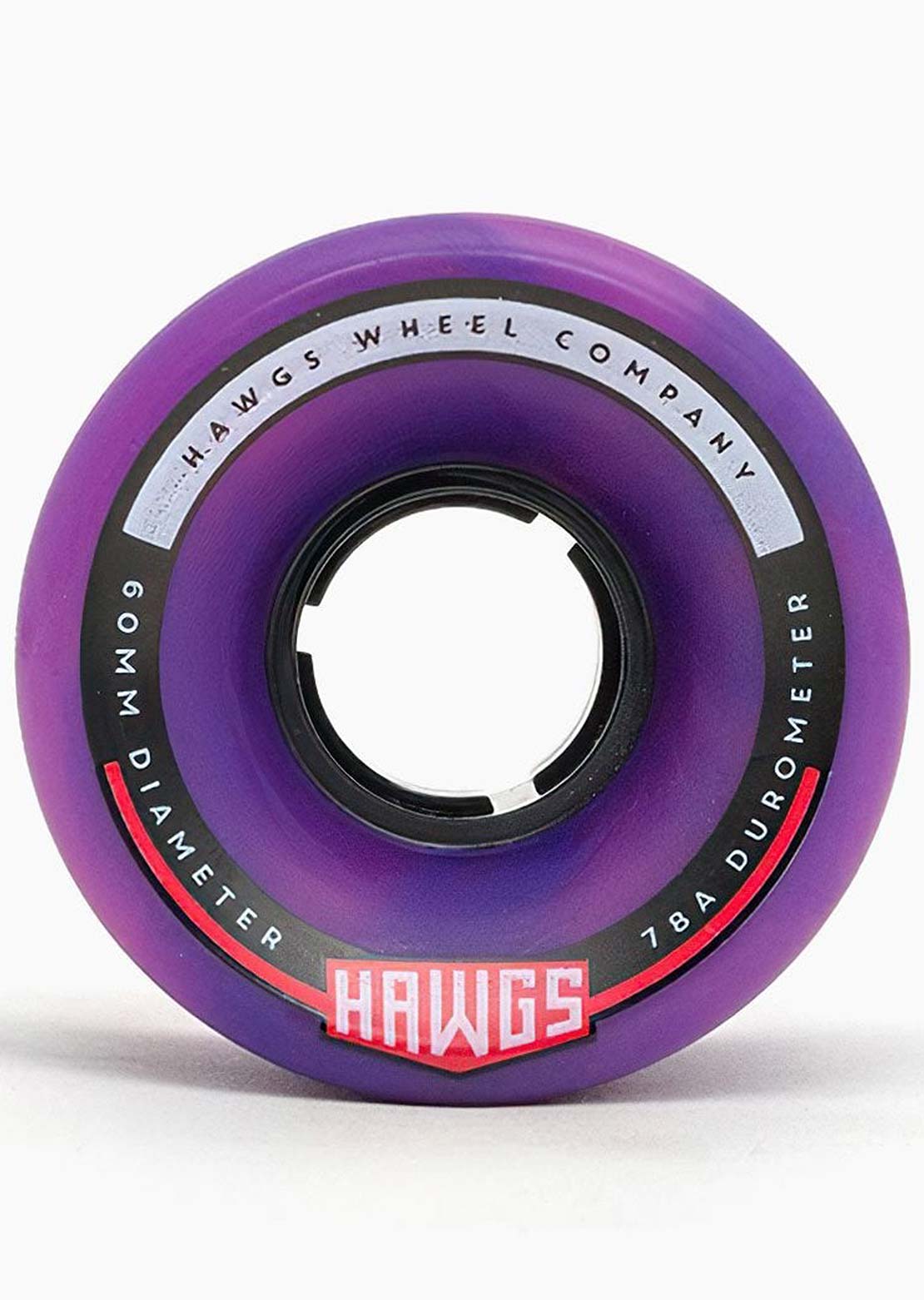 Landyachtz Hawgs Chubby Swirl 78a Stone Wheels Purple/Pink