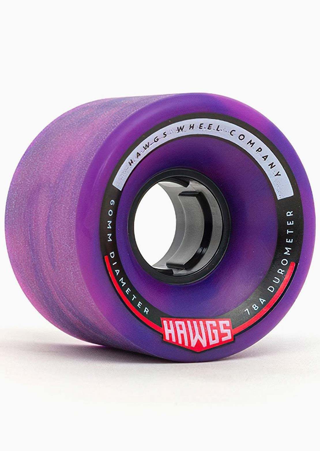 Landyachtz Hawgs Chubby Swirl 78a Stone Wheels Purple/Pink