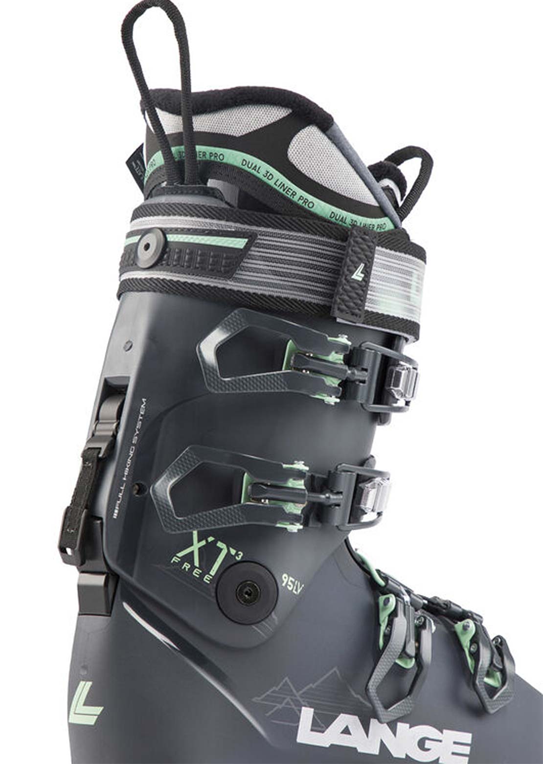 Lange Women's XT3 Free 95MV GW Ski Boot Pewter Grey