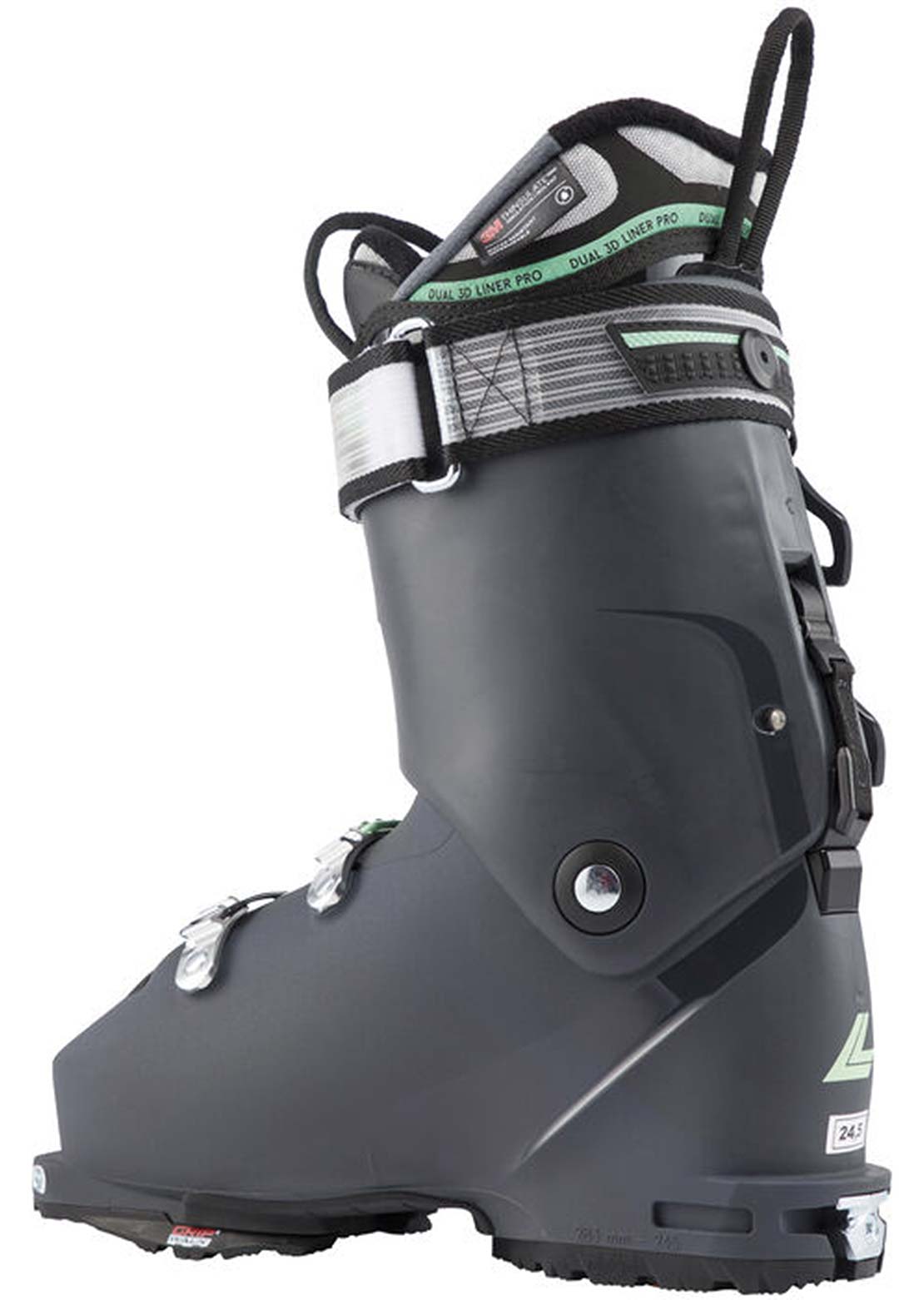 Lange Women's XT3 Free 95MV GW Ski Boot Pewter Grey