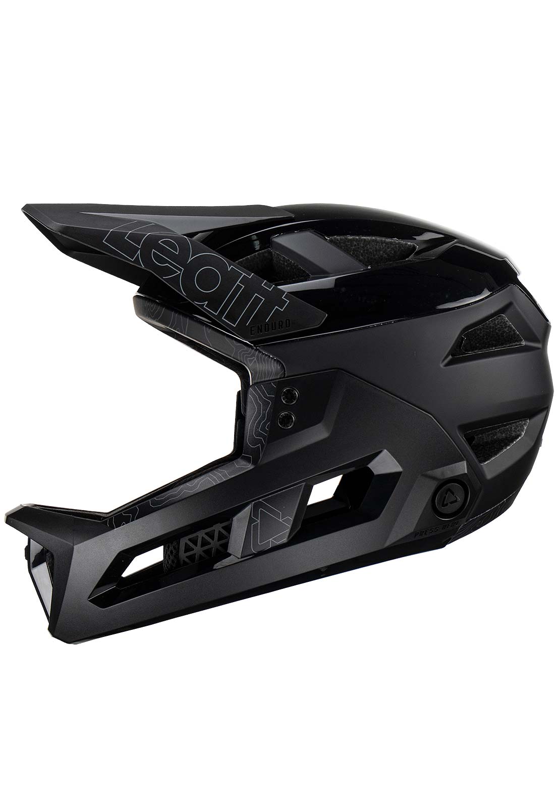 Leatt Enduro 3.0 V23 Mountain Bike Helmet Black