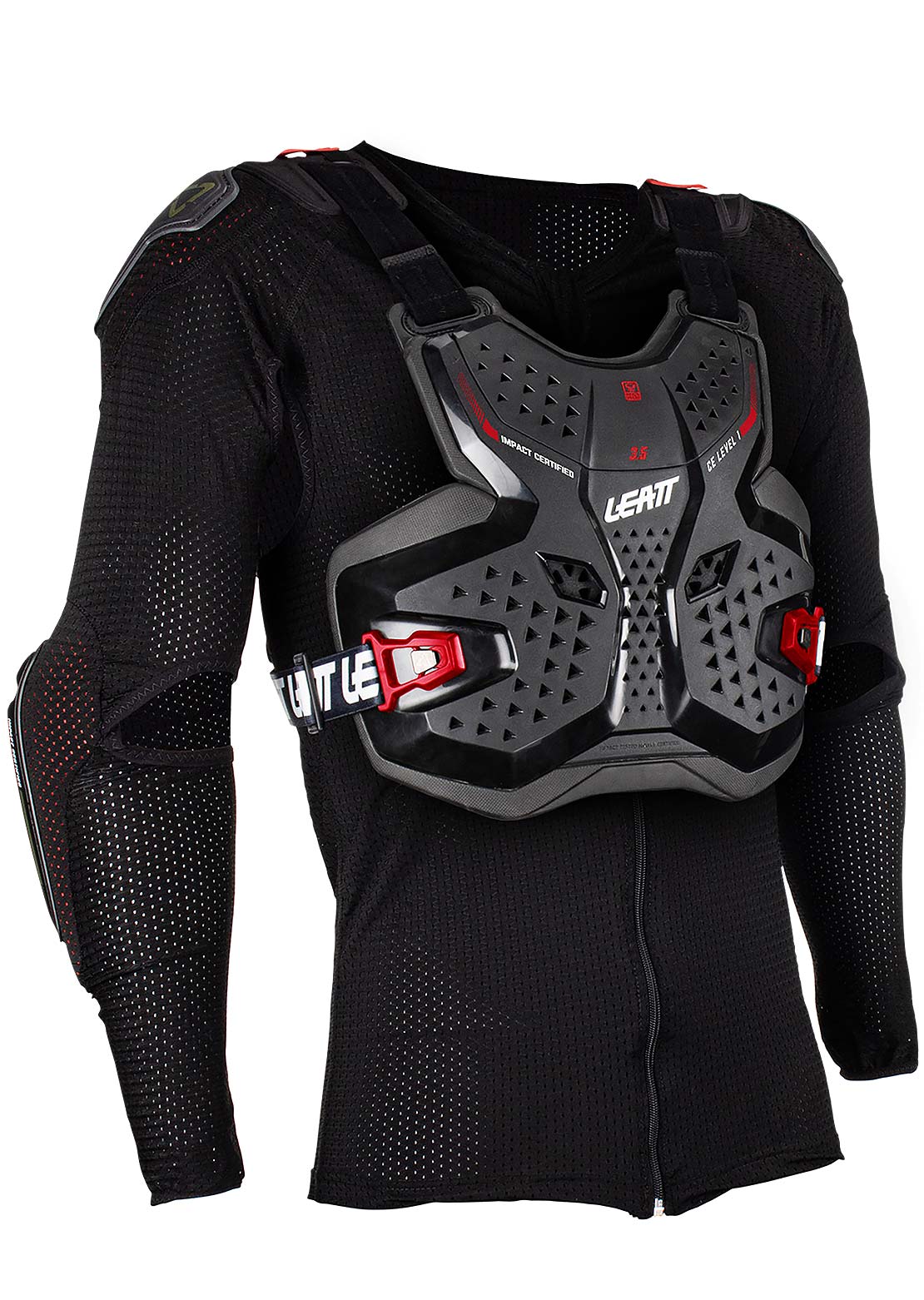 Leatt Junior 3.5 Body Protector Black/Red