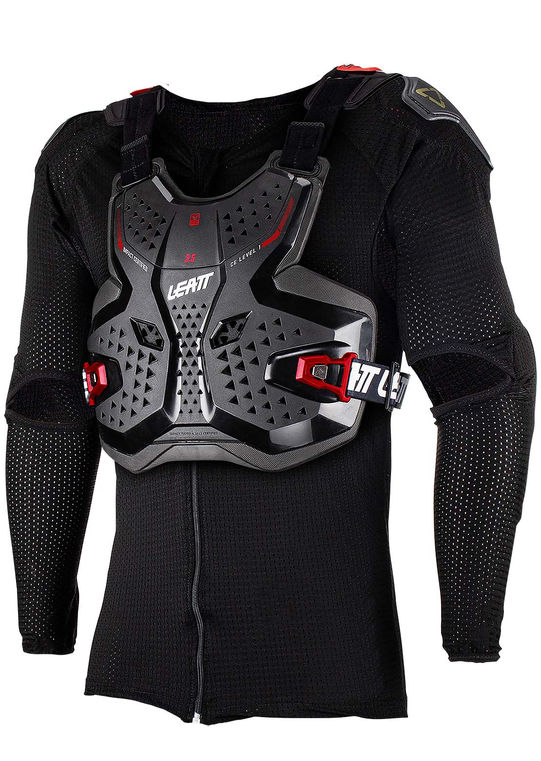 Leatt Junior 3.5 Body Protector Black/Red
