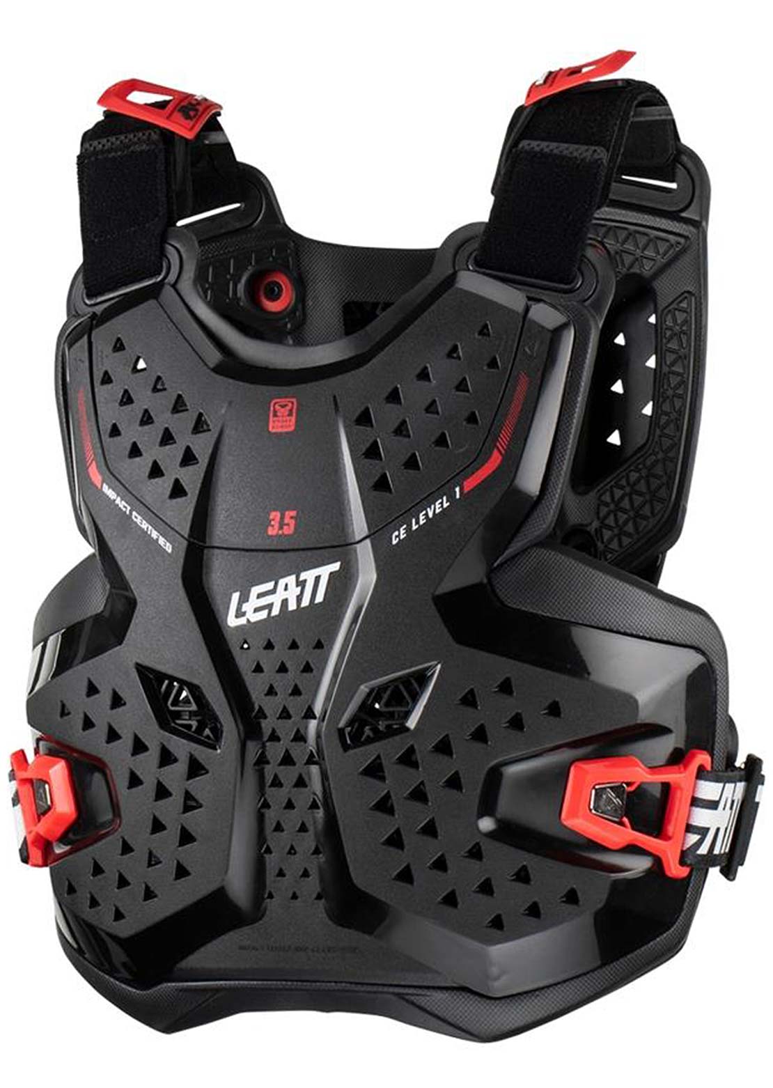 Leatt Junior 3.5 Chest Protector Black/Red