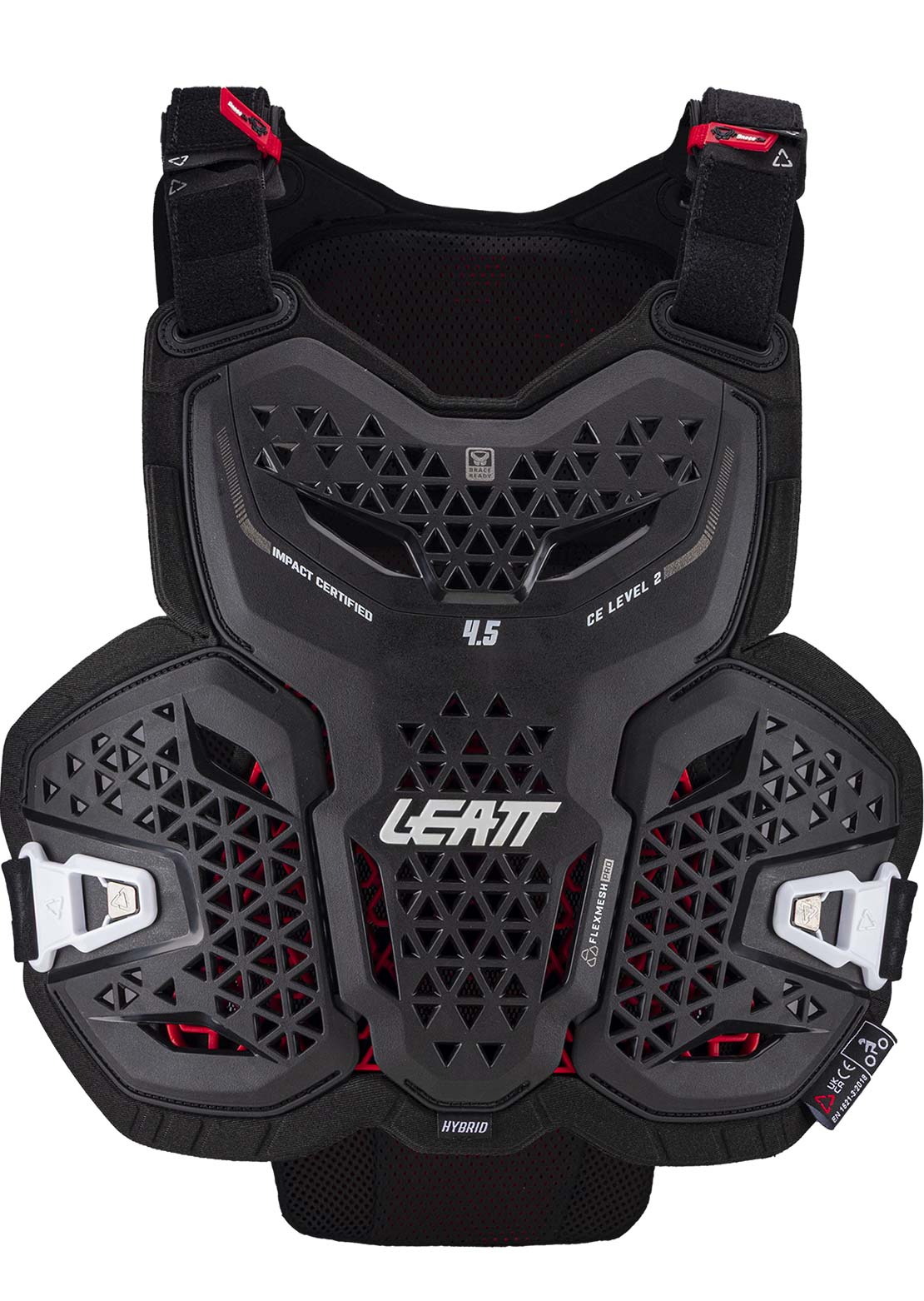 Leatt Women's 4.5 Hybrid Chest Protector Black