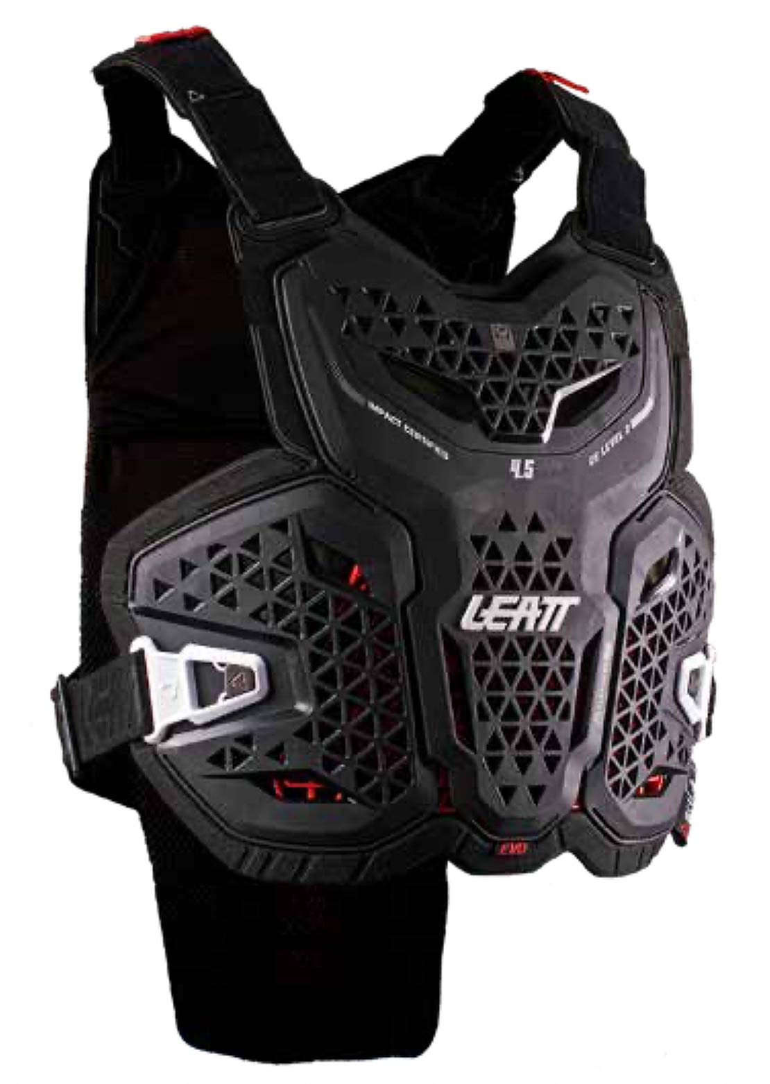 Leatt Women's 4.5 Hybrid Chest Protector Black