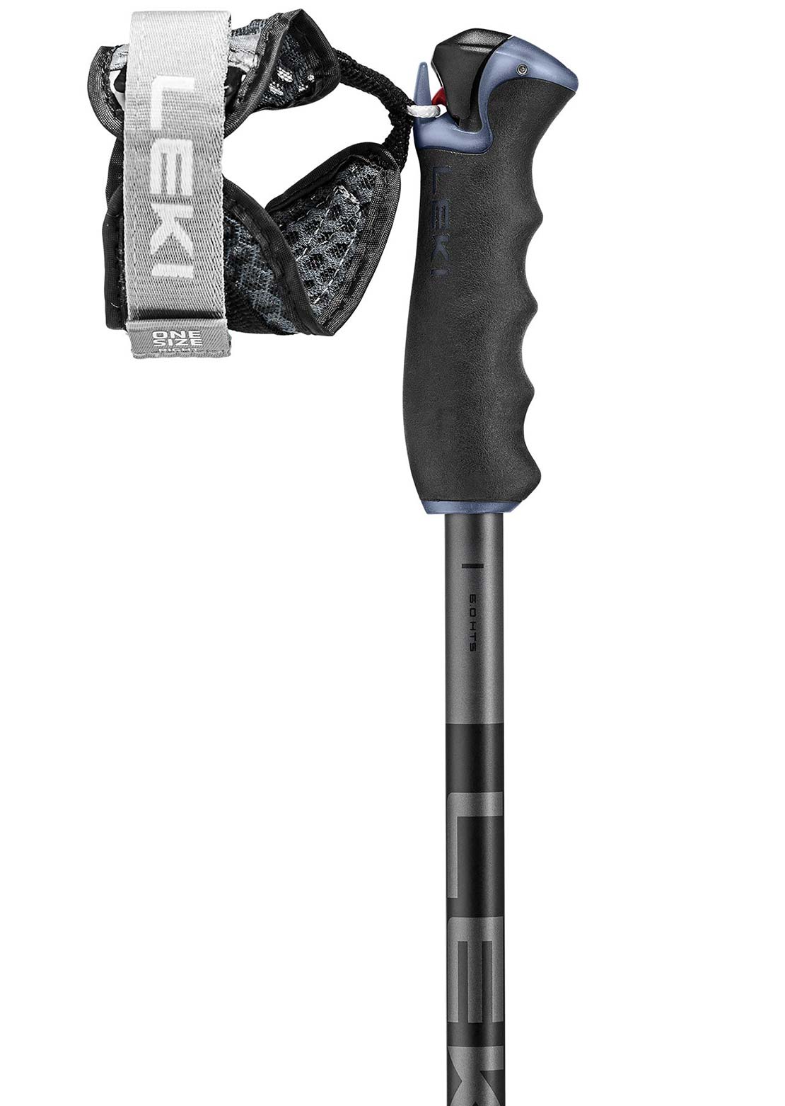Leki Unisex Detect S Ski Poles Anthracite Black