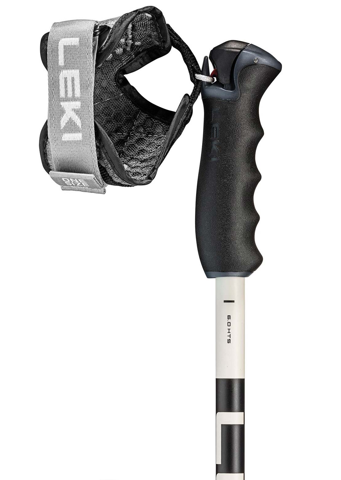 Leki Unisex Detect S Ski Poles Warm Grey/Black