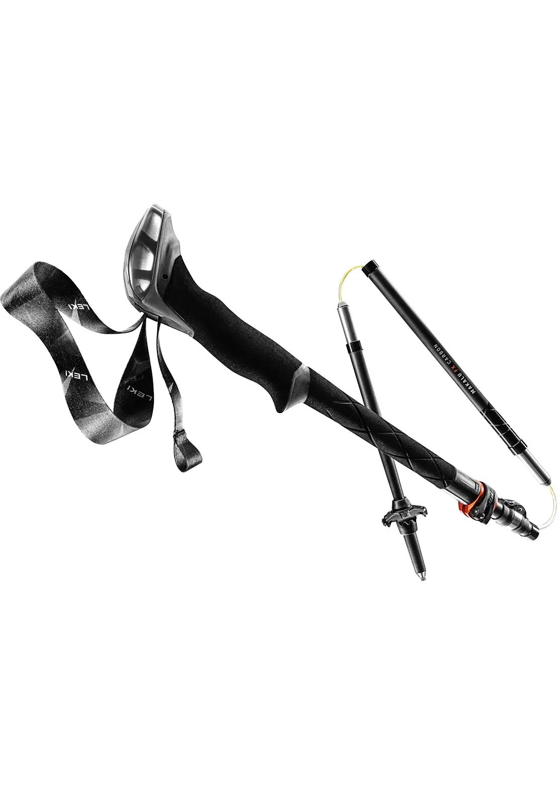 Leki Unisex Makalu FX Carbon Trekking Poles Black/Orange