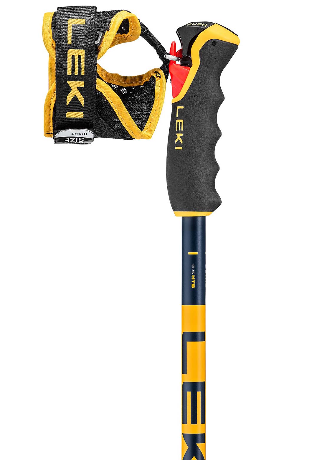 Leki Unisex Spitfire Vario 3D Ski Poles Denim Blue/Mustard