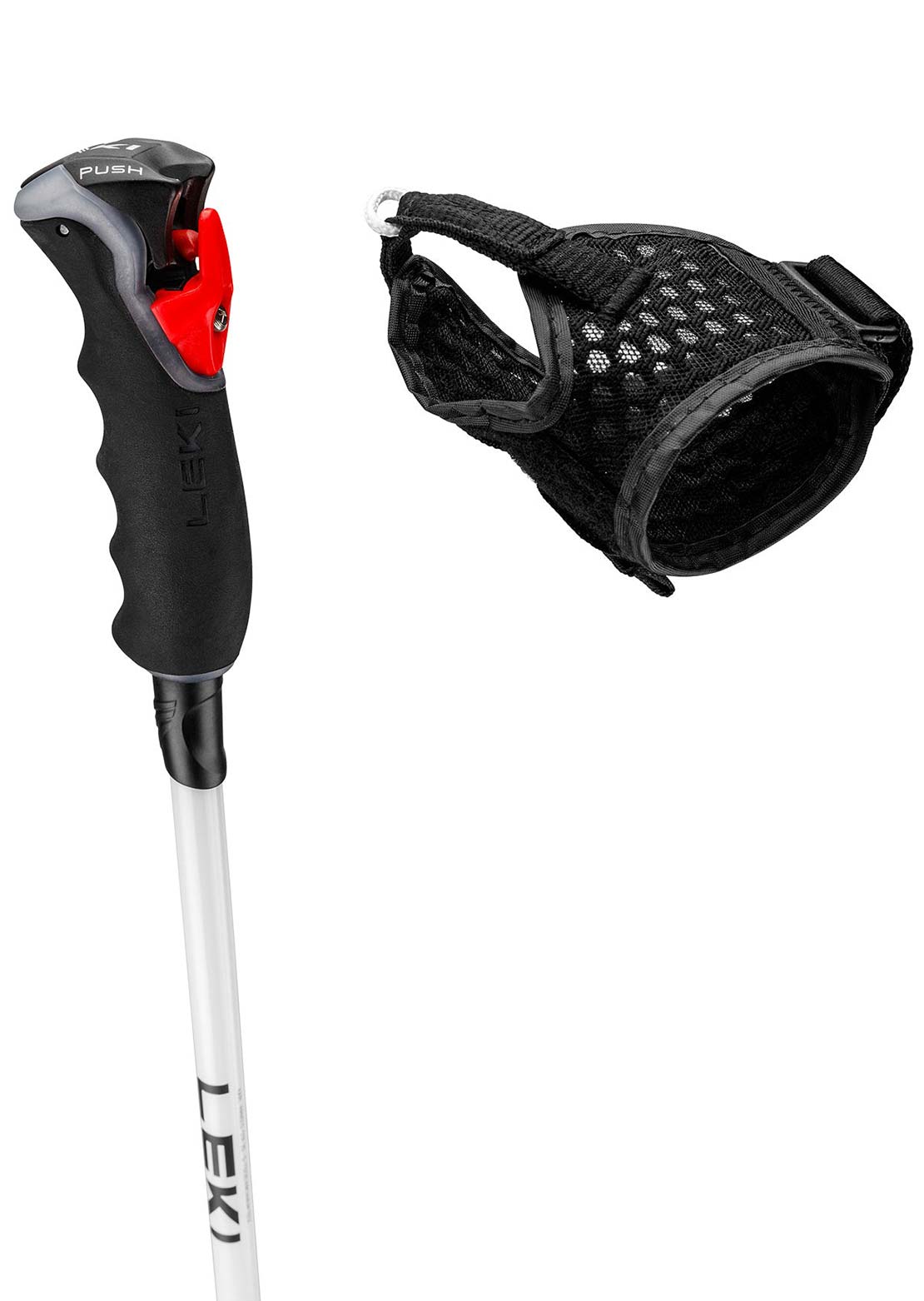 Leki Women's Carbon 14 3D Ski Poles Carbon White